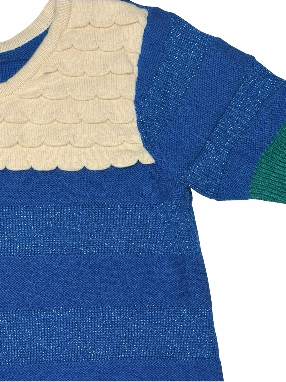 Hanna Andersson Metalic Stripe Sweater Dress